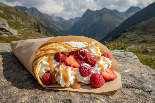 Folded crepe
