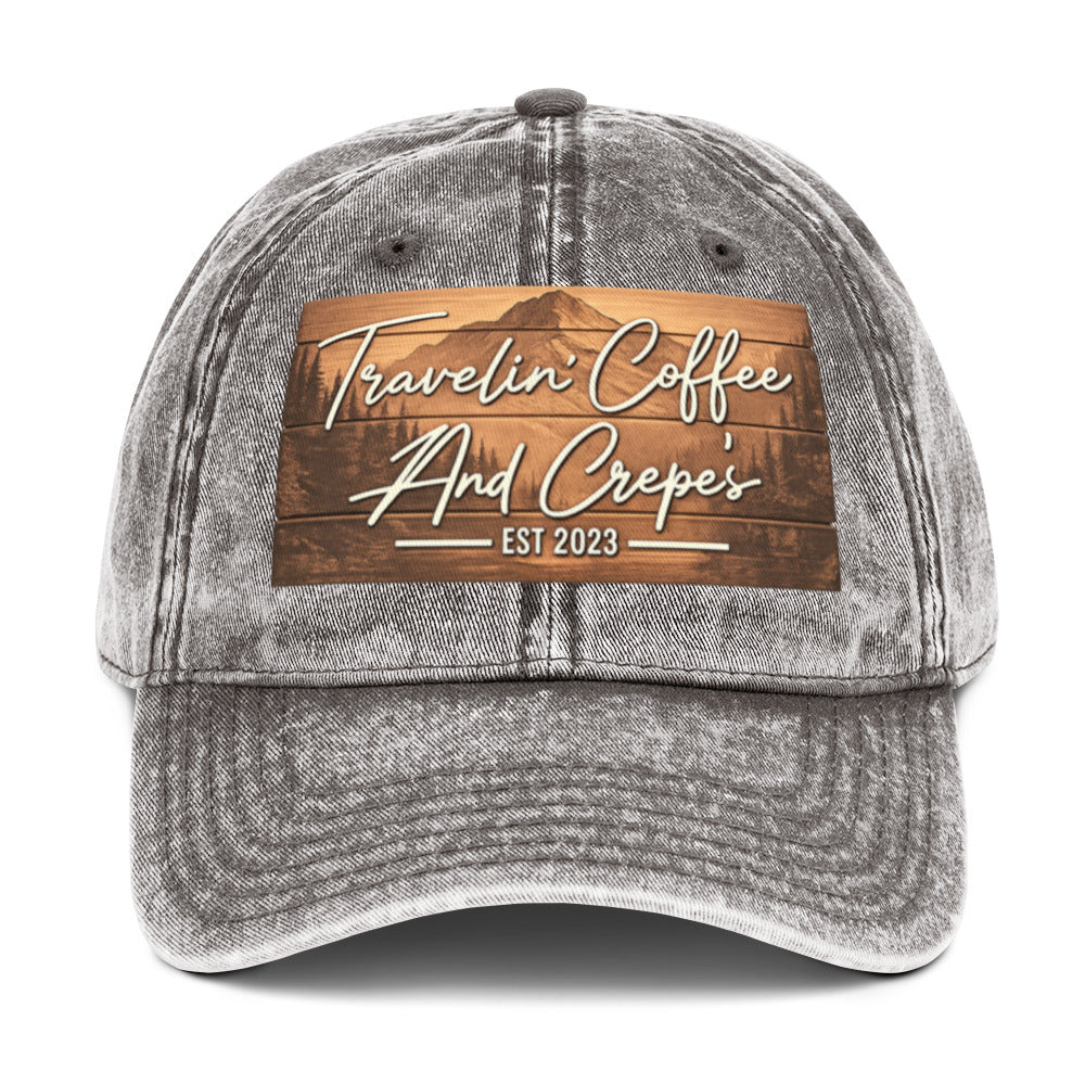 Vintage Cotton Twill Cap – Travelin' Coffee And Crepe's LLC